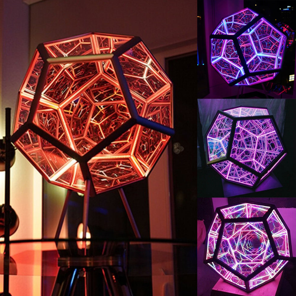 Dodecahedron Color Art Lamp - Decorative Lights for Colorful Housewarming Gift - Minihomy