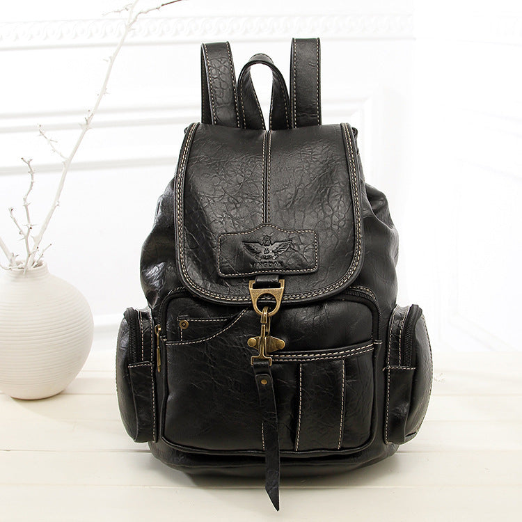 Retro Shoulder Bag Female Trend Hook Women's Backpack: Elevate Your Style Game