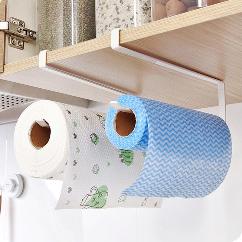 Towel-free kitchen bathroom towel rack