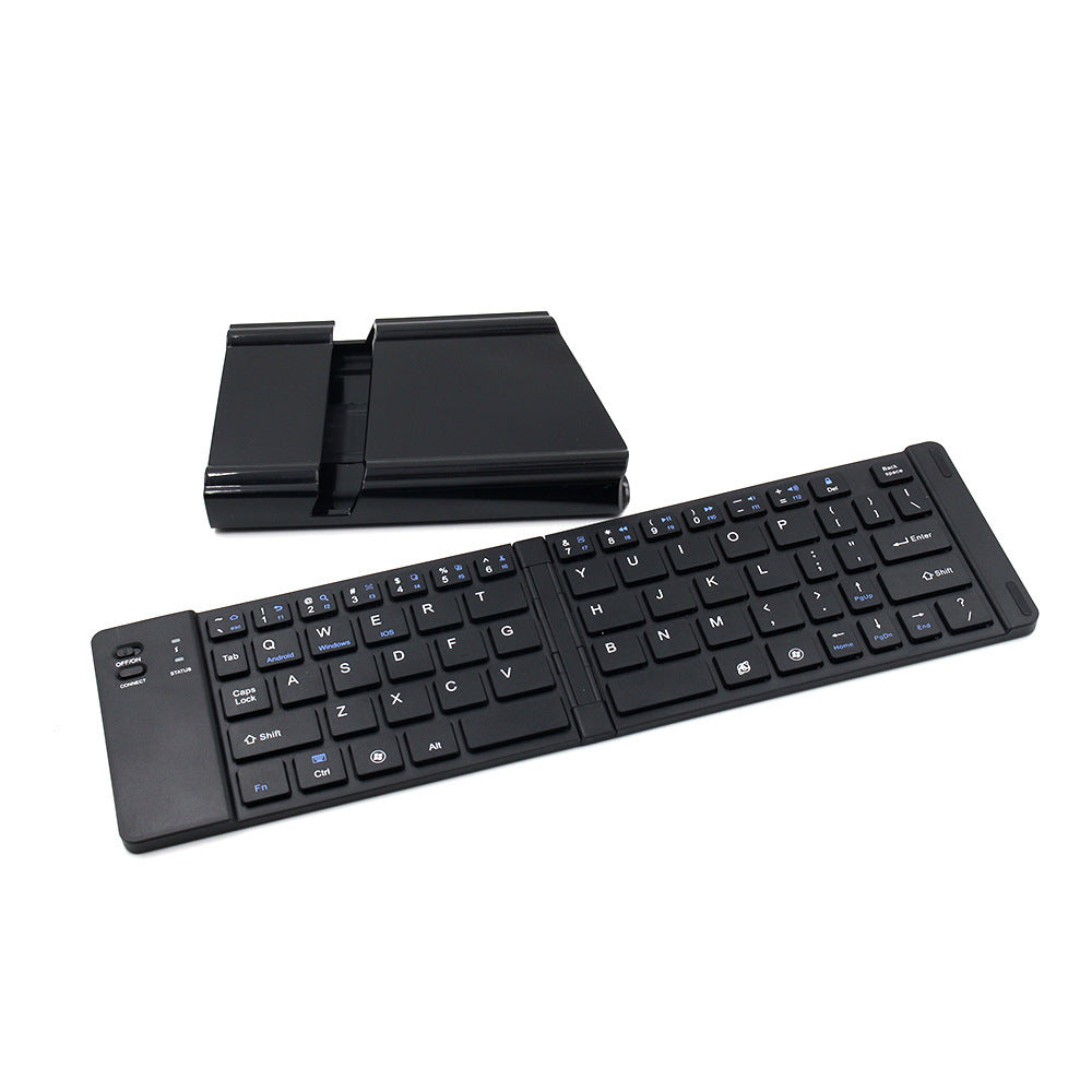 Folding Metal Bluetooth Foldable Keyboard Mini Bluetooth Wireless - Minihomy