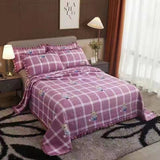 Crystal Velvet Bed Cover With Warm Quilted Sheets Korean Style