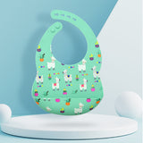 Baby Feeding Newborn Cartoon Aprons Adjustable Baby Bibs Burp Cloth - Minihomy