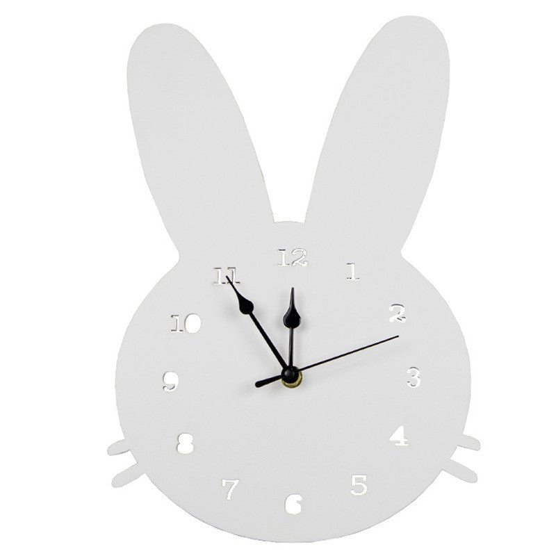 Wooden cartoon wall clock