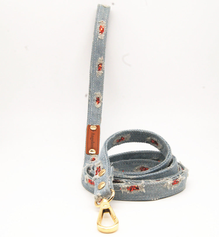 Denim pet Collar - Minihomy