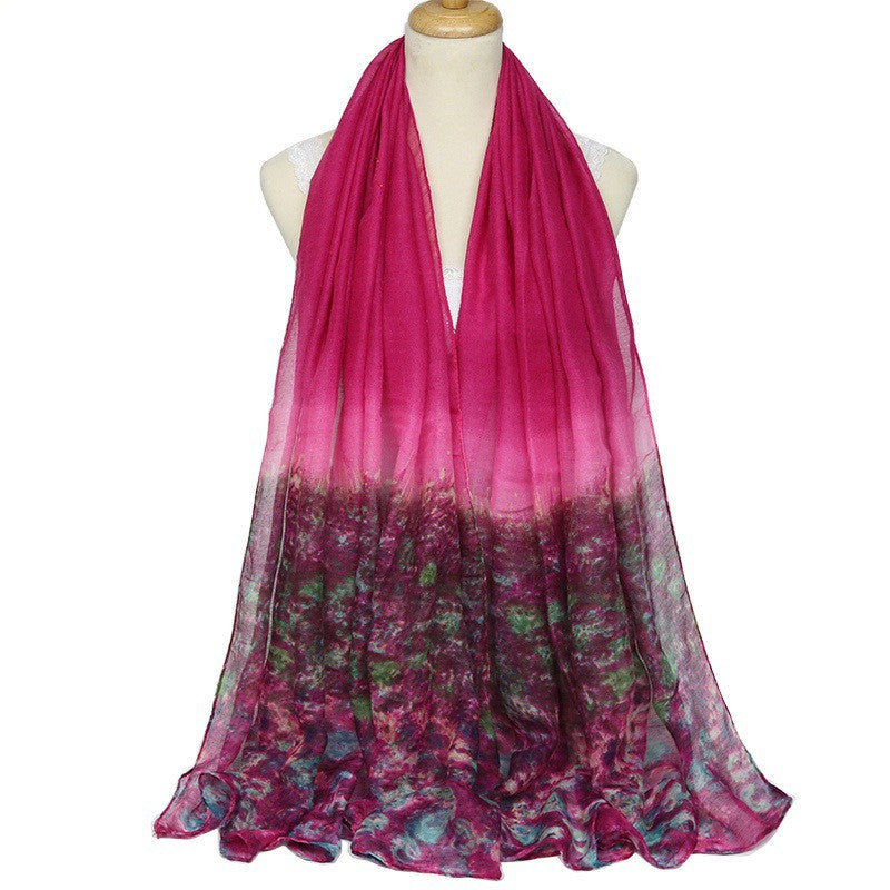 Women's Chiffon Voile Scarves: Lightweight & Elegant