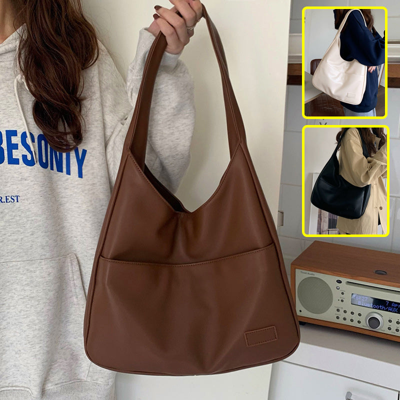 Large Capacity Tote Bag for Women - Casual Shoulder Bag for Commuting & College