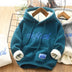 Boys' Plus Fleece Hoodie - Cuhk Children's Embroidered Whole Velvet - Minihomy