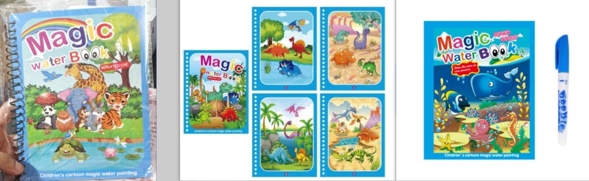 Magic Water Painting Book for Kids: Creative Fun & Learning - Minihomy