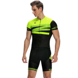 Short-sleeved Bib Cycling Jersey Suit