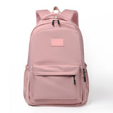 Fashion Oxford Backpack Waterproof Large Capacity Junior High School Students Schoolbag Girls Solid Campus Travel Bags Women