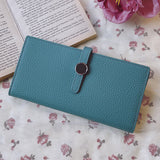 Women Wallets Luxury Long Hasp Lychee Pattern Coin Purses