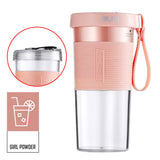 Portable Blender, USB Rechargeable Smoothie Maker, Fruit Juicer, Sports Bottle, Multifunction Blender - Minihomy