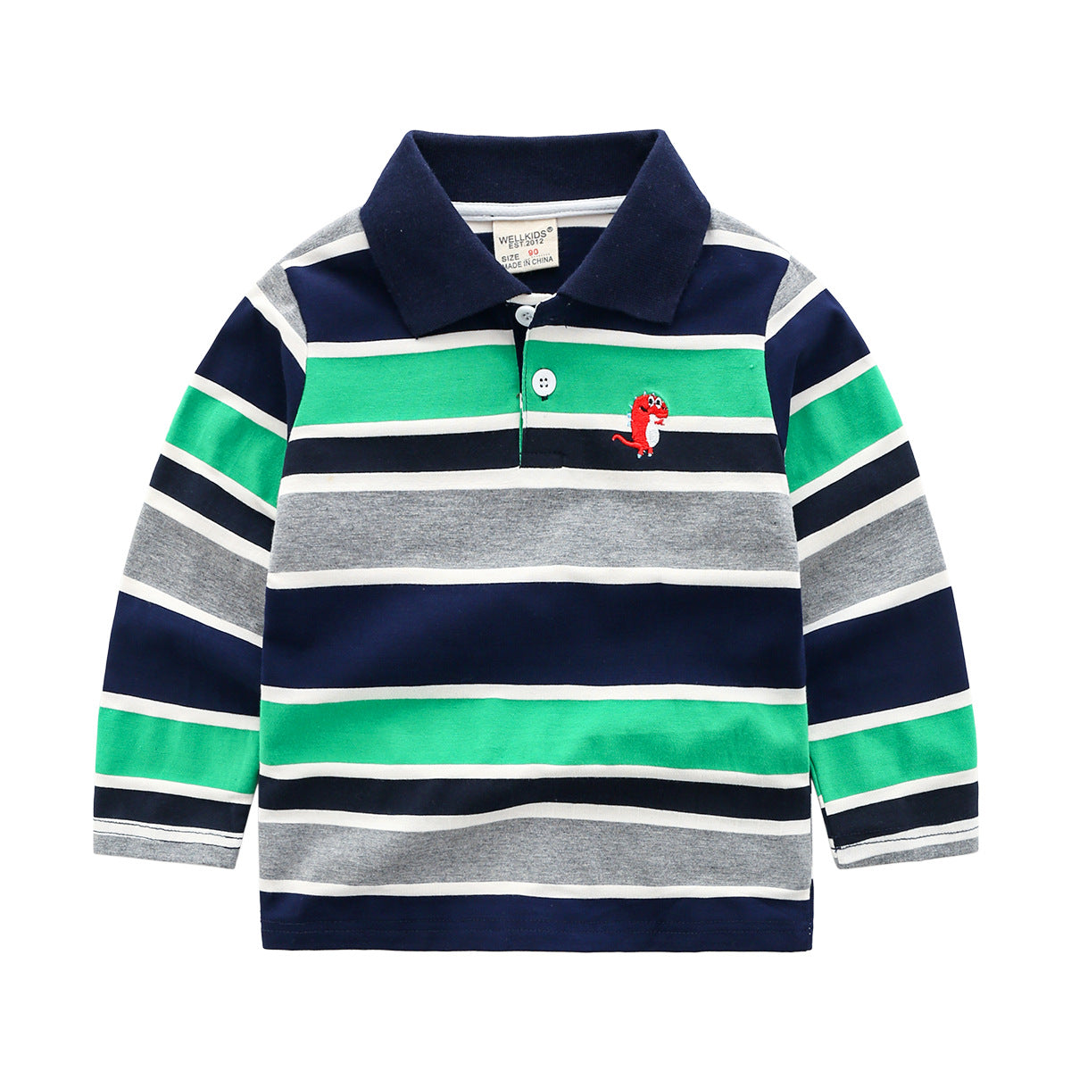 Boys striped long sleeve T-shirt