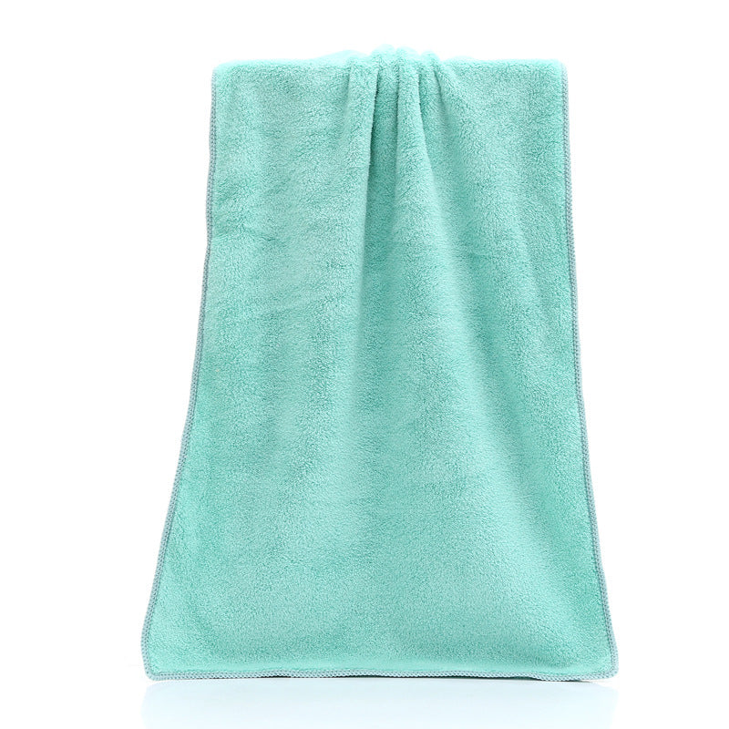 Coral fleece microfiber towel - Minihomy