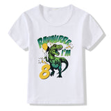 Children's T-shirt Numbers 1-9 Birthday T-shirt - Minihomy