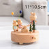 Music Boxes Innovative Rotating Musical Box Wooden Music Box Table Decoration - Minihomy