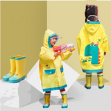 Raincoats for children with large brim