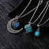 Glow In The Dark Necklace Moon Square Heart Necklaces For Women - Minihomy