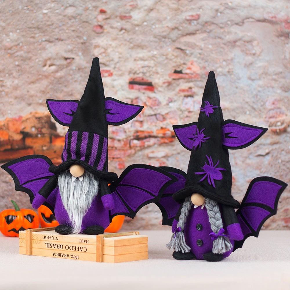 Halloween Decorations Bat Vampire Faceless Old Man - Minihomy