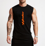 Gym Sleeveless Shirt Cotton Tank Top for Men Sportswear Vest