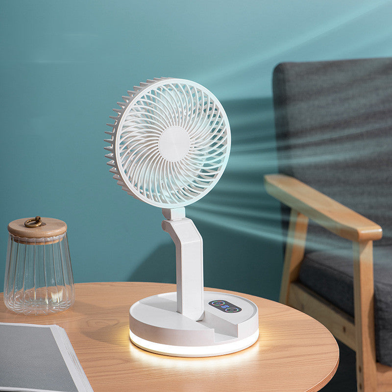 Portable USB Rechargeable Folding Fan for Home & Travel