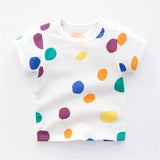 Children's Cotton T-Shirt - Cotton, Unisex, Short Sleeve, All-Match Style