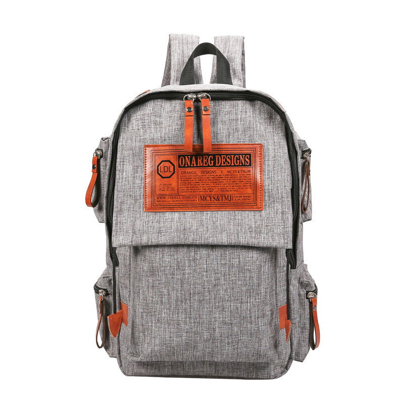 Large capacity travel computer canvas Backpack for College Students