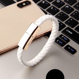 Bracelet Charger USB Charging Cable - Wearable Data Cable for iPhone 14, 13 Max, and Android Devices