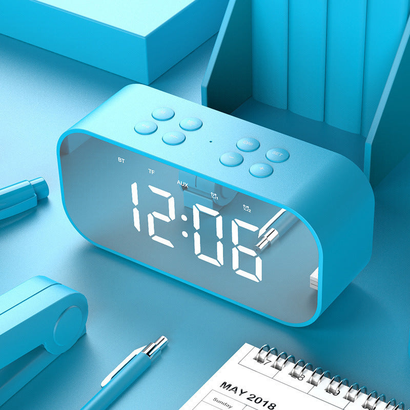 Music Alarm Clock Speaker - Multi-Function Electronic Clock for Creative Students