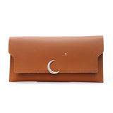 Star Moon Rivet Zipper Soft Coin Wallet