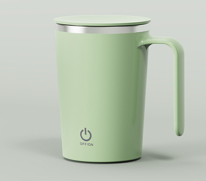 Electric Mixing Cup - Automatic Stirring Coffee Mug with Lazy Rotating Design