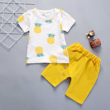 Baby summer short sleeve two-piece suit