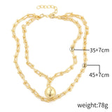 Female Twist Chain Necklace - Minihomy