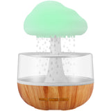 Raining Cloud Humidifier With Night Light - Aromatherapy Essential Oil Diffuser