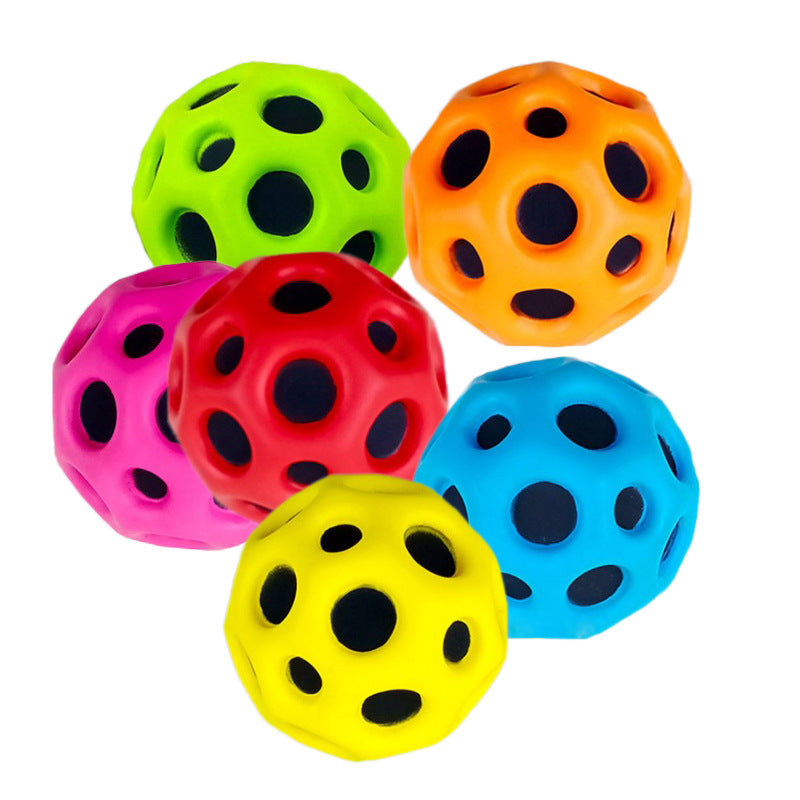 Hole Ball PU Foam Solid Elastic Interactive Slow Rebound Toy - Minihomy