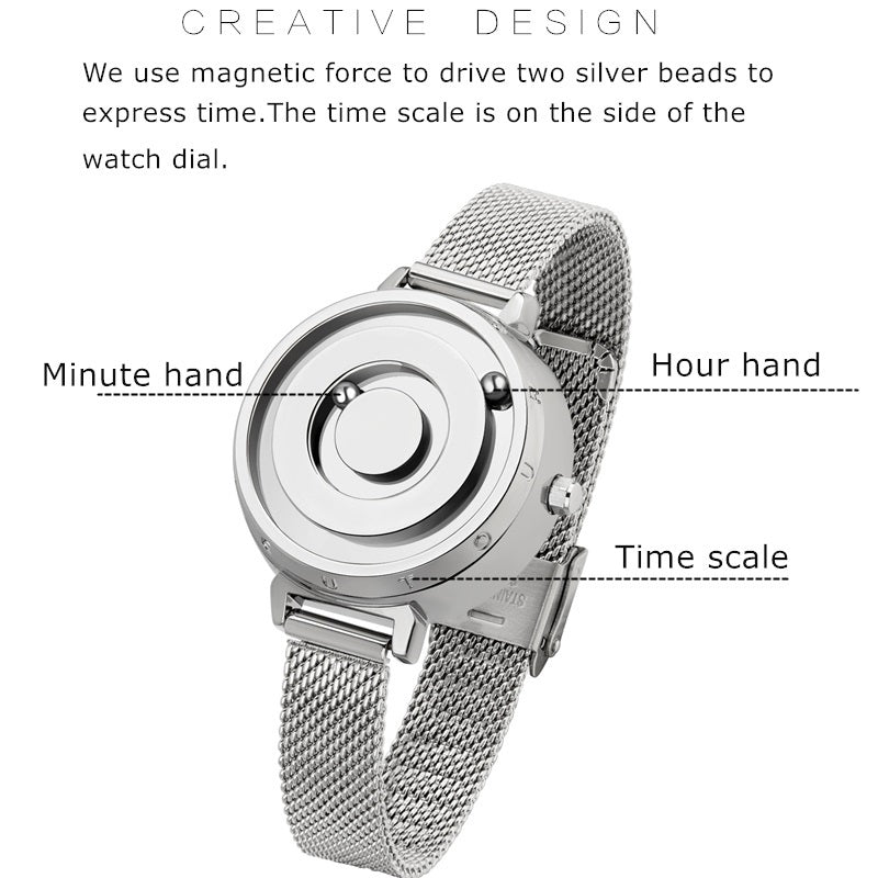 Magnetic gold clock luxury women's watch quartz women's watch