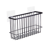 Wrought iron bathroom shelf