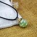 Dried Flower Starry Time Gemstone Necklace - Glass Bead Elegance - Minihomy