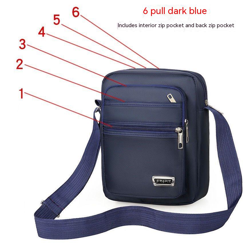 Large Capacity Multi-layer Waterproof Shoulder Crossbody Bag - Minihomy