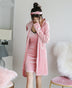 Ladies velvet three-piece pajamas - Minihomy