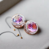 Female Cute Fashion Zircon Earrings Jewelry