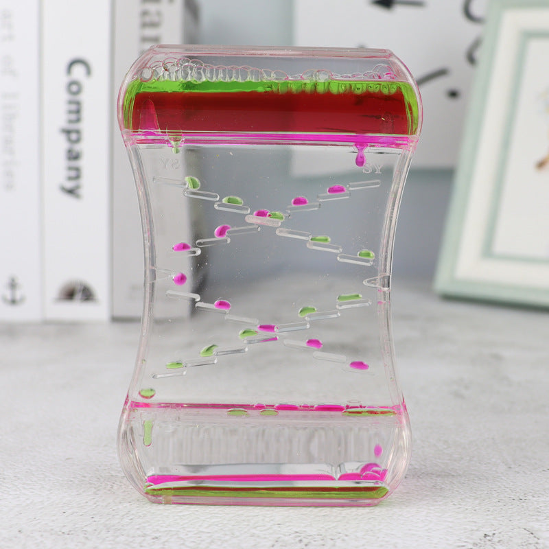 Creative Cruise Fluid Liquid Hourglass Quicksand Timer Ins Living Room Office Ornaments Desk Table Decorations Home Decor - Minihomy