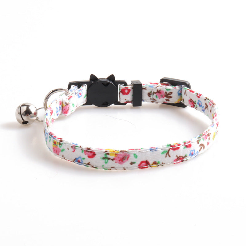 Bowknot Pet Cat Collar with Bell Adjustable Safety Kitty Bow Tie - Minihomy