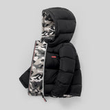 Middle And Small Children Wear Double-sided Padded Winter Jackets