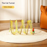 Cat Tunnel Foldable S-Type Interactive Toy for Kittens & Cats - Outdoor Play & Indoor Fun - Minihomy