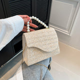 Gentle Temperament Pearl Chain Handbag - Minihomy