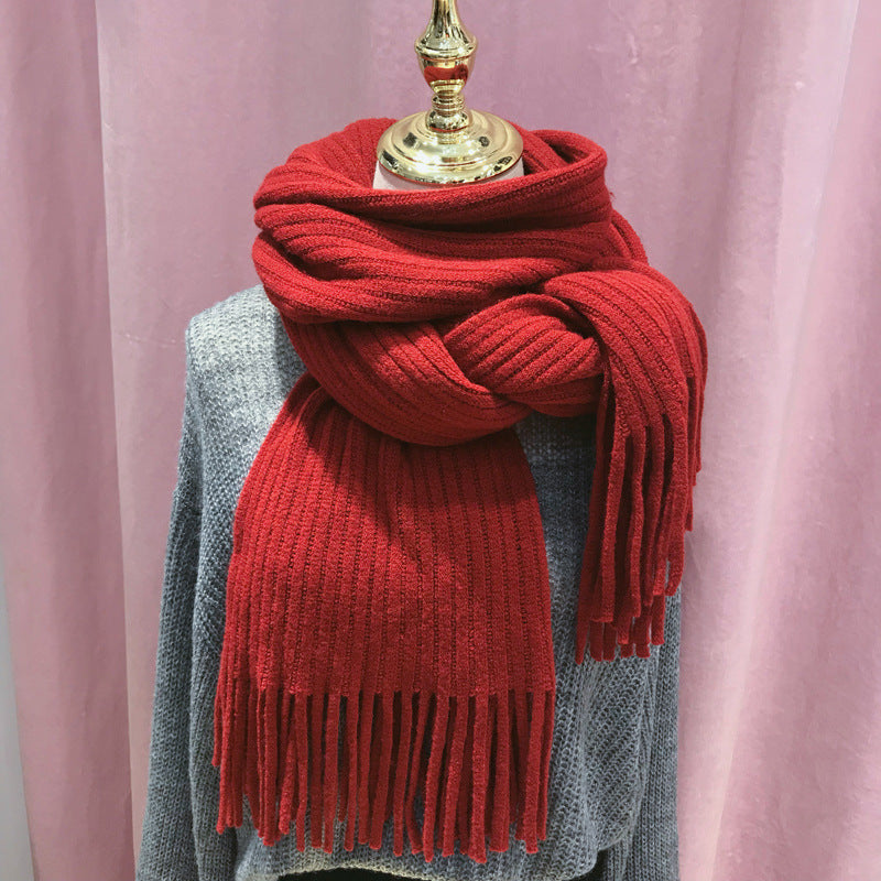 Winter Versatile Students Thickened Warm Scarves