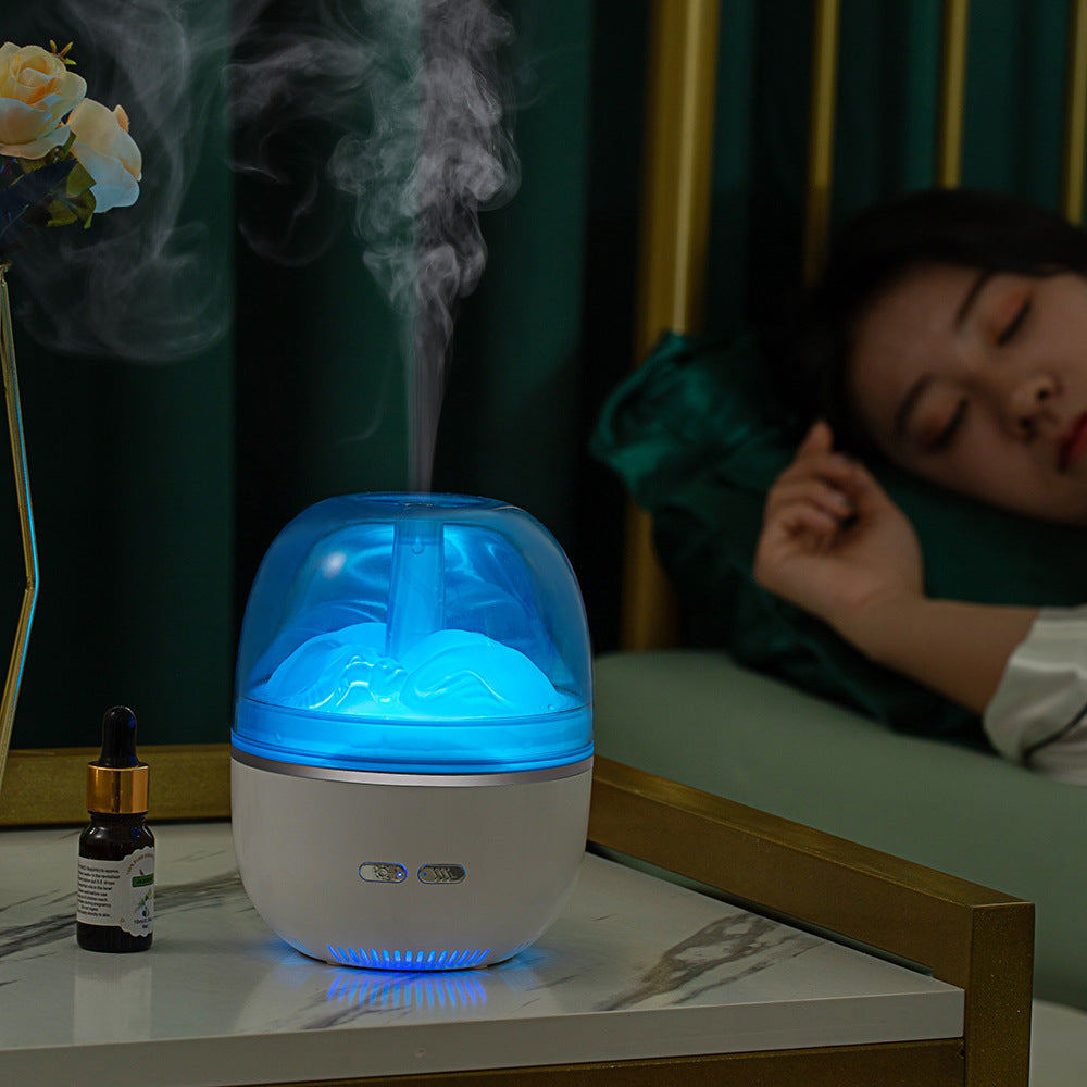 Air Humidifier Essential Oil Ultrasonic Aromatherapy Atomizer with Colorful Light - Minihomy