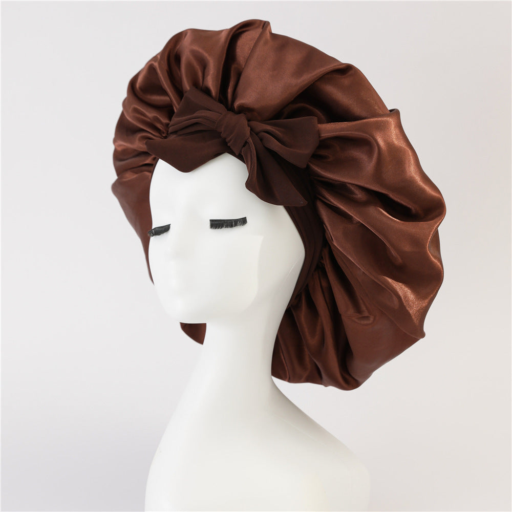 Satin Bonnet for Sleeping - Silk Bonnet for Curly Hair