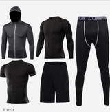 Fitness clothing suit basketball tights